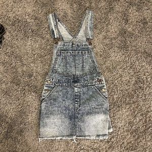 Overall Denim Dress